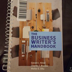 The Business Writer's Handbook Spiral Bound 12th Edition